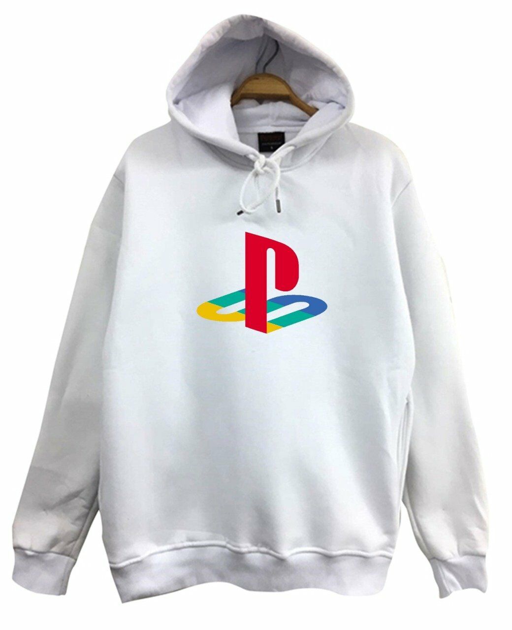 Play Station Baskılı Kapüşonlu Sweatshirt