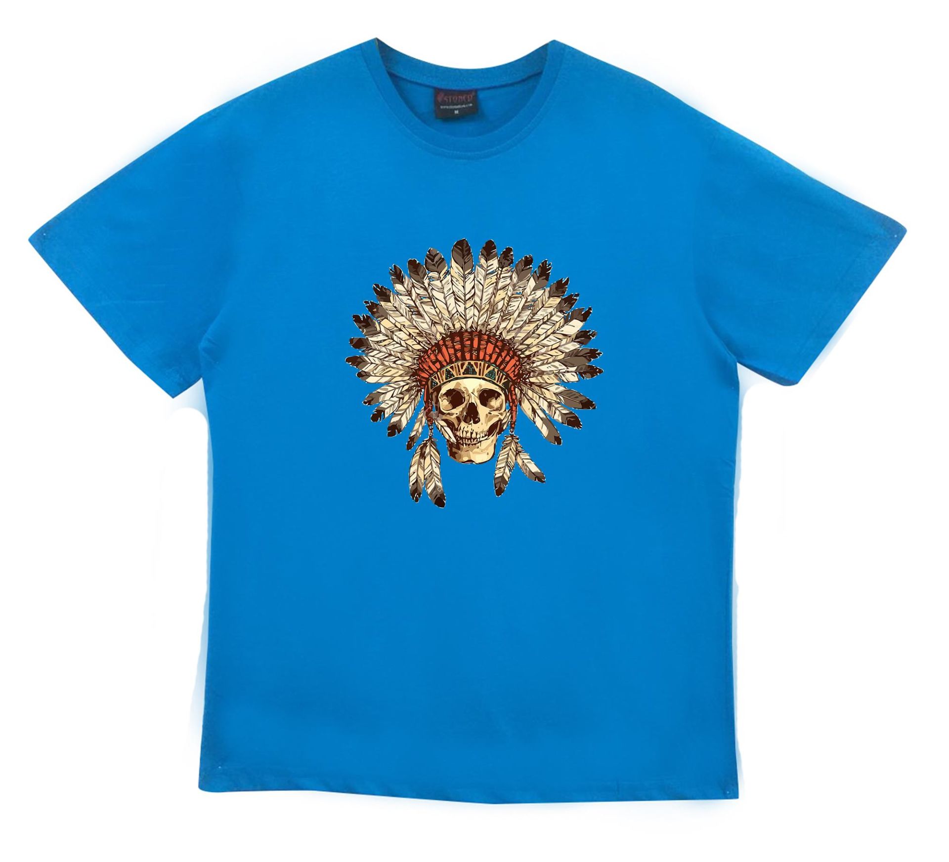 Kızılderili Baskılı T-shirt