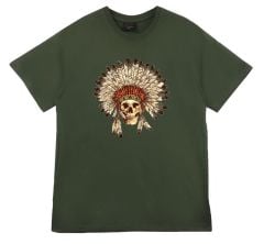 Kızılderili Baskılı T-shirt