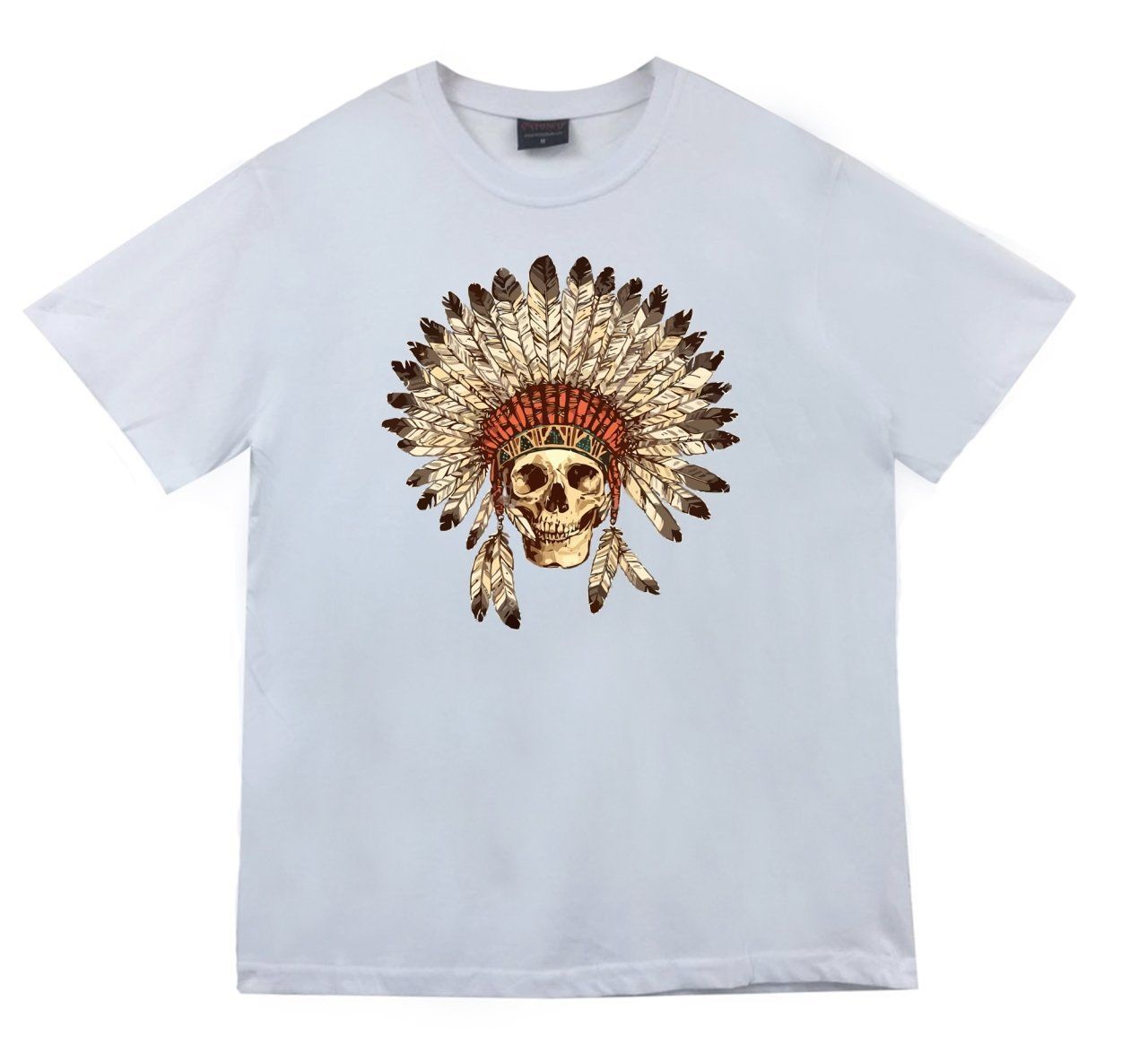 Kızılderili Baskılı T-shirt