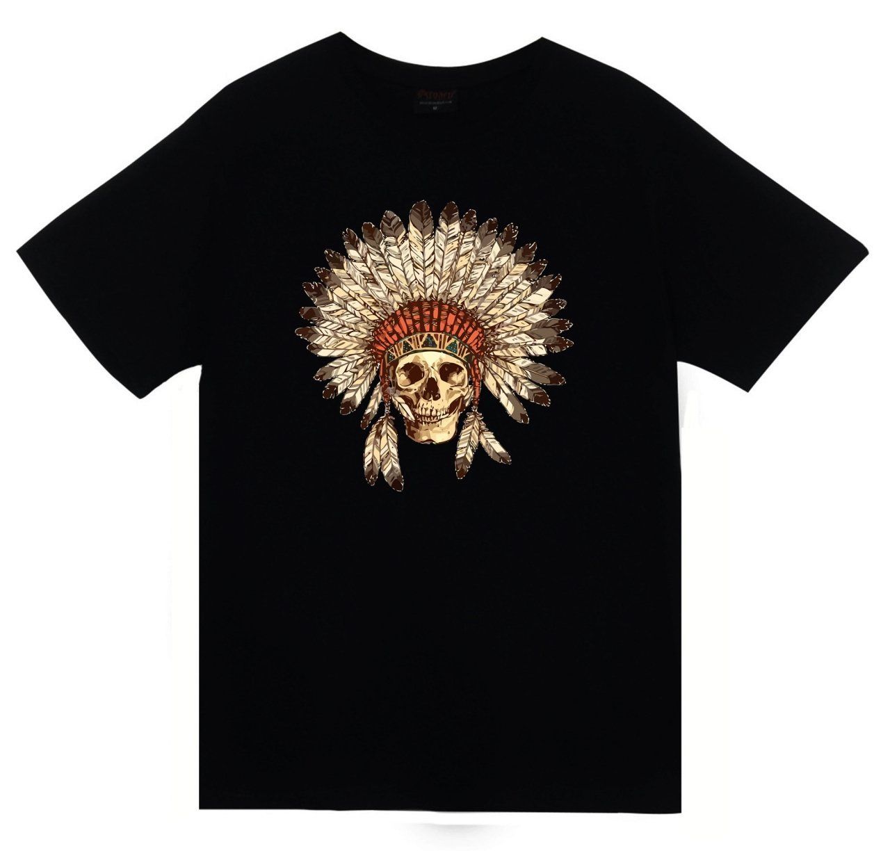 Kızılderili Baskılı T-shirt