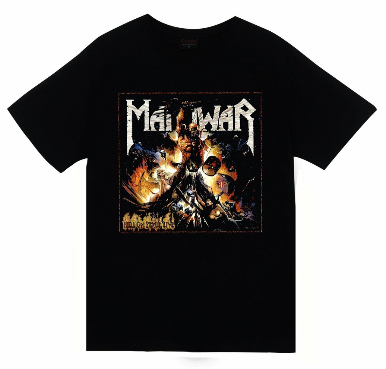 Manowar Baskılı T-shirt