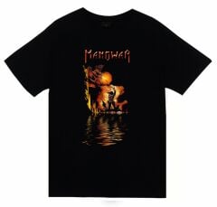 Manowar Baskılı T-shirt