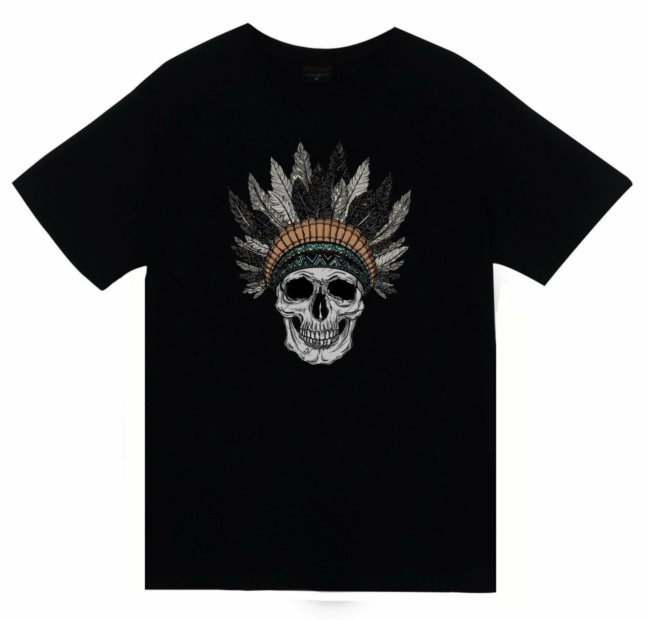 Kızılderili Tişört Baskılı T-shirt