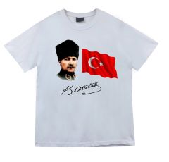 Gazi Mustafa Kemal Atatürk Baskılı T-shirt