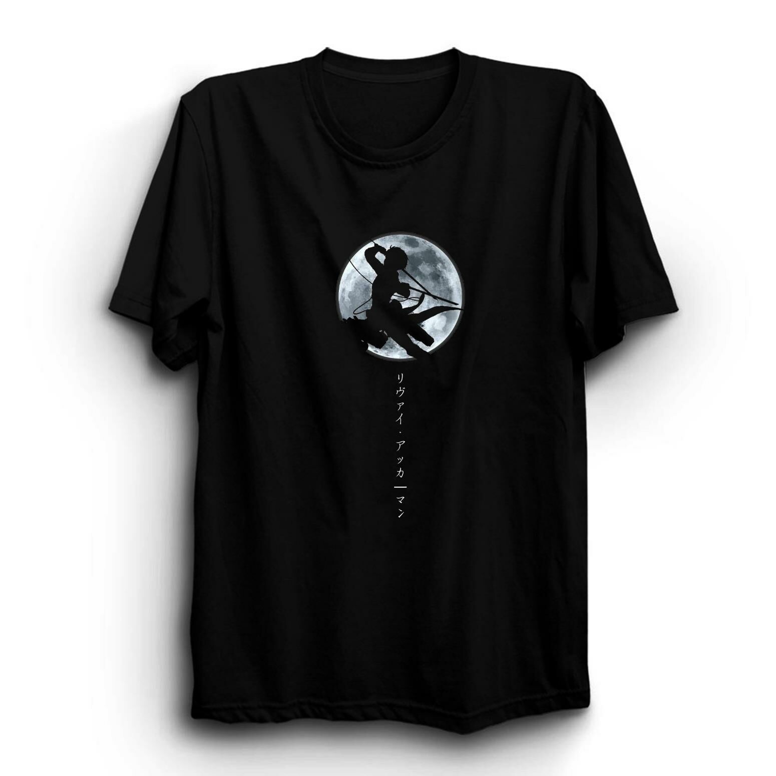 Attack On Titan Anime Baskılı Tshirt