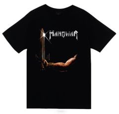 Manowar Baskılı T-shirt
