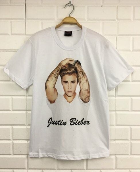 JUSTIN BIEBER Baskılı T-shirt