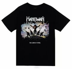 Manowar Baskılı T-shirt