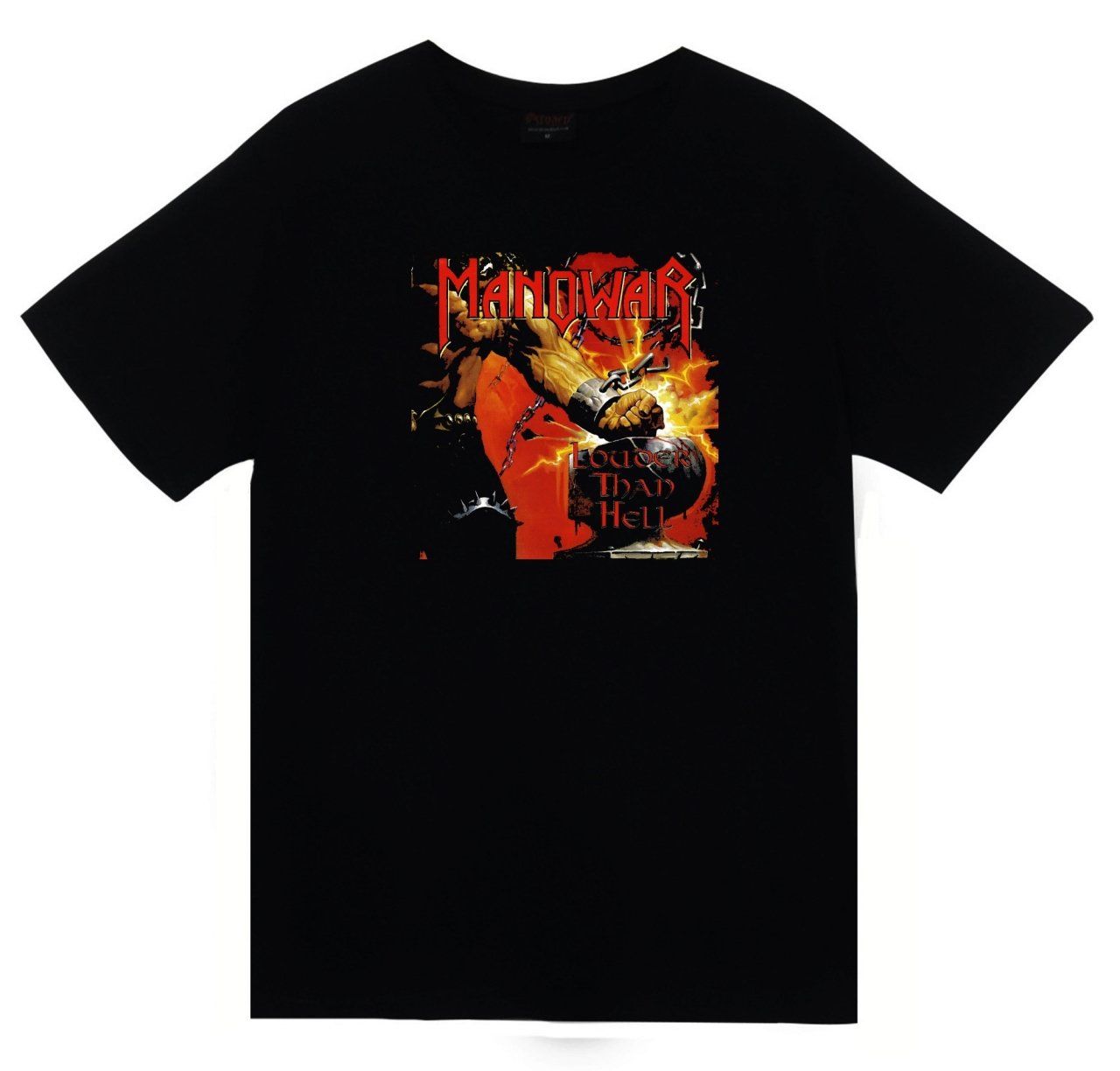 Manowar Baskılı T-Shirt