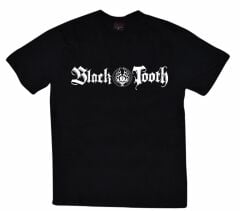 Black Tooth Band Baskılı T-shirt