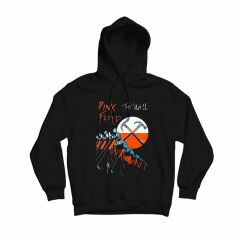 Pink Floyd Baskılı Kapşonlu Sweatshirt