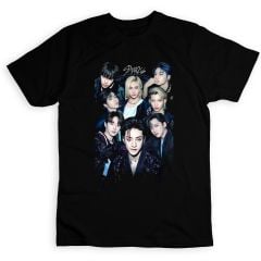 Stray Kids Kpop Müzik Grubu Baskılı Tshirt