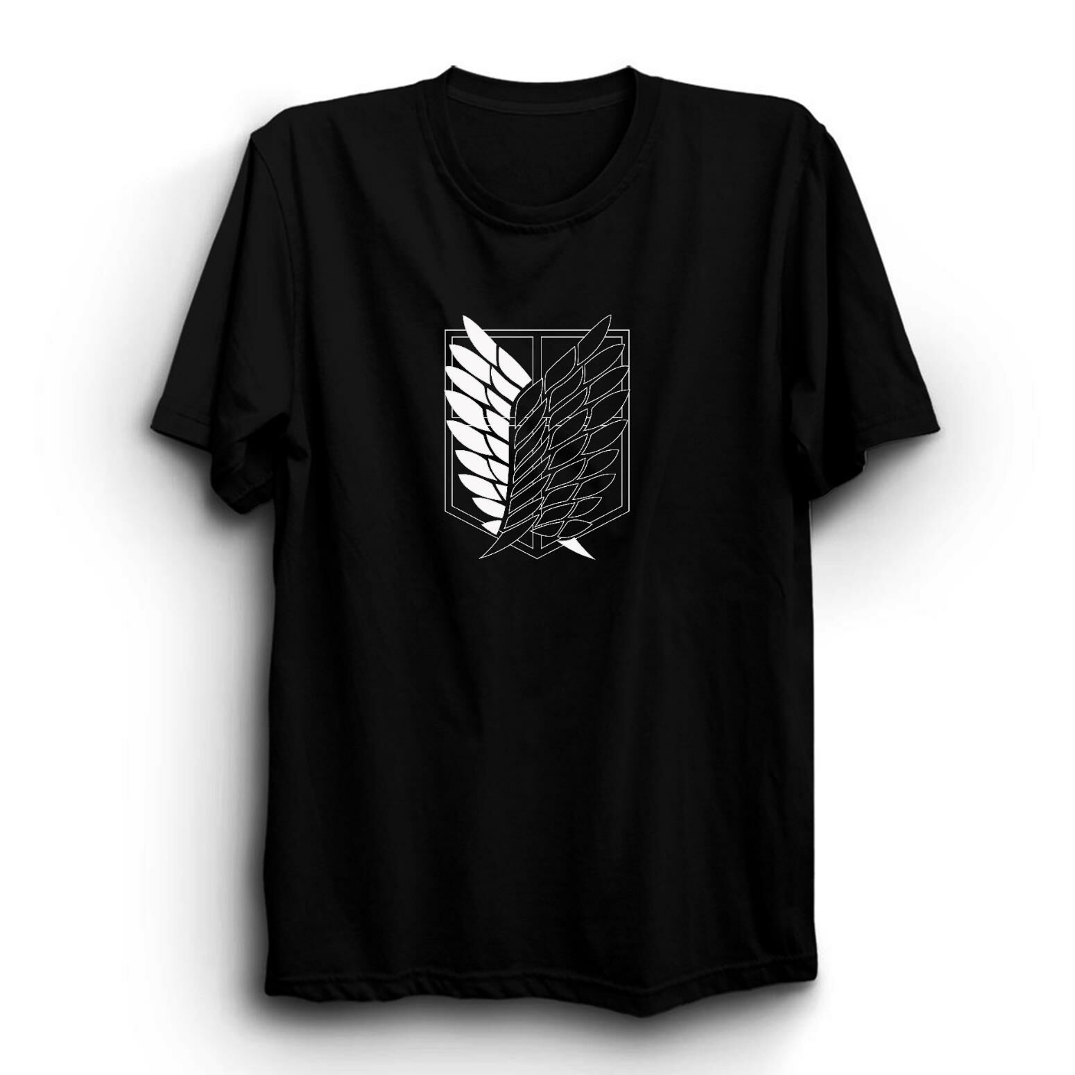 Attack On Titan Anime Baskılı Tshirt
