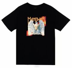 Manowar Baskılı T-Shirt