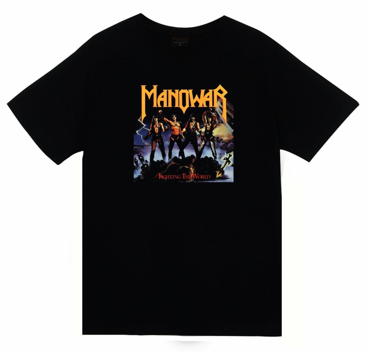 Manowar Baskılı T-Shirt
