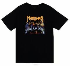 Manowar Baskılı T-Shirt