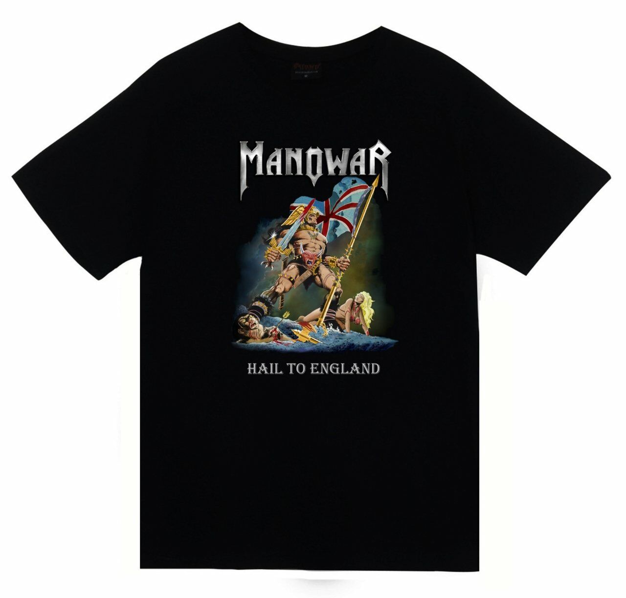 Manowar Baskılı T-Shirt