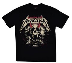 Metallica Baskılı T-shirt SİYAH - 4XL