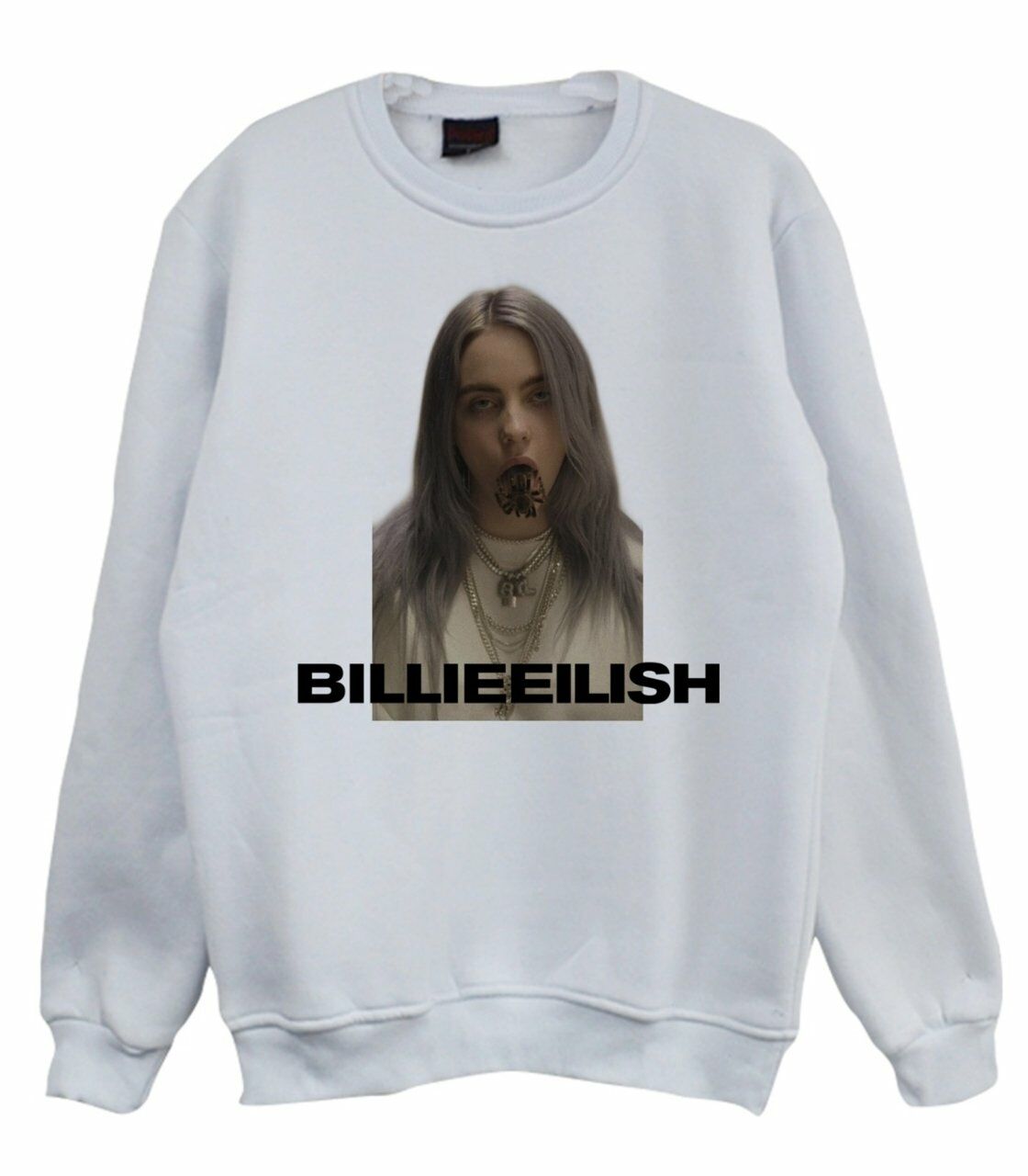 Billie Eilish Baskılı Sweatshirt