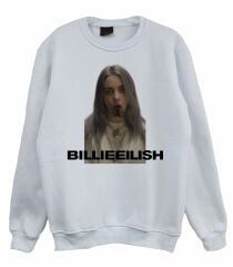 Billie Eilish Baskılı Sweatshirt