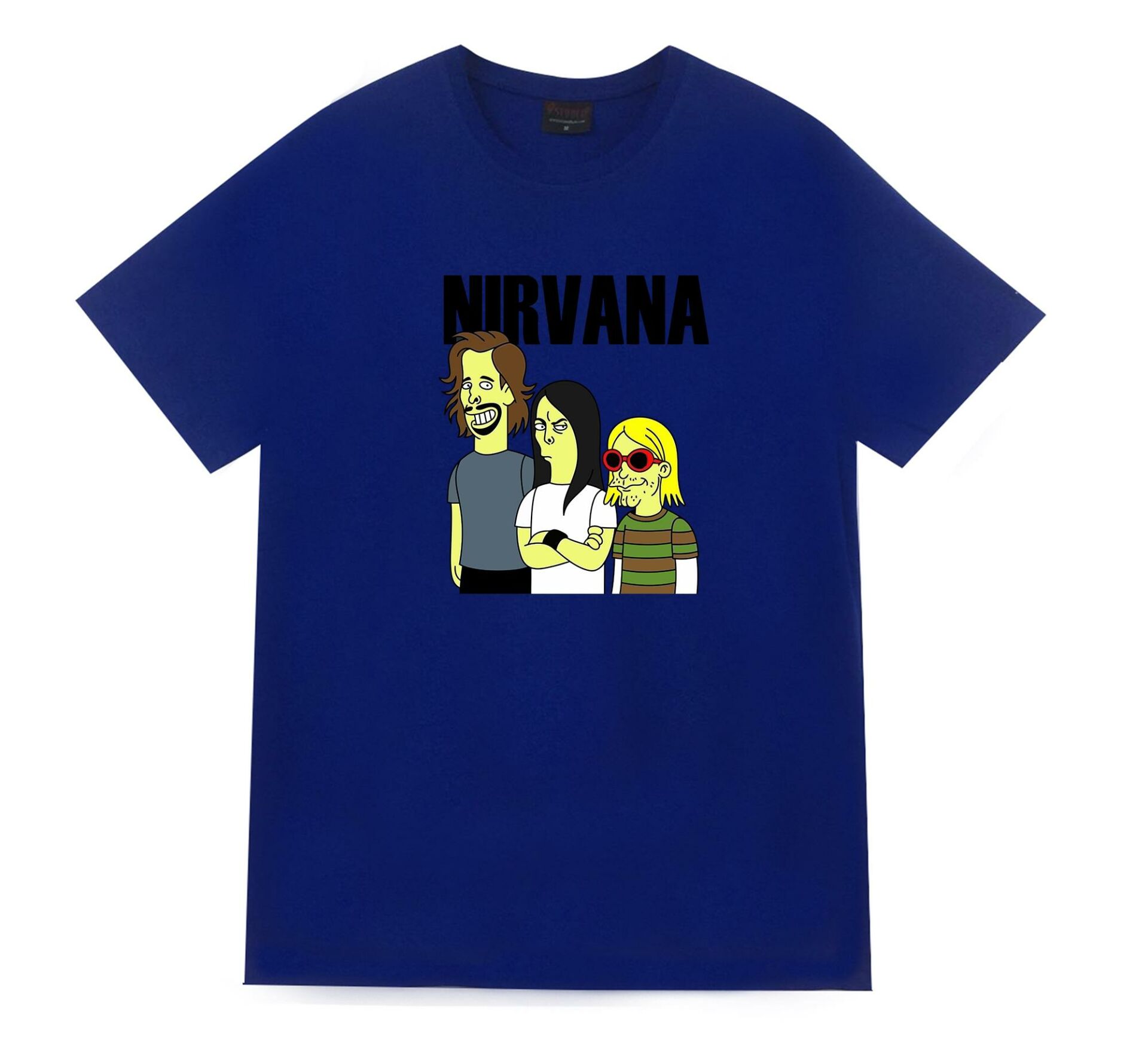 Nirvana Baskılı T-shirt BEYAZ - 3XL