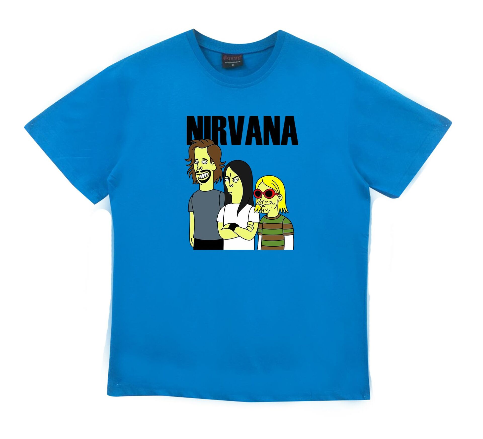 Nirvana Baskılı T-shirt BEYAZ - 3XL