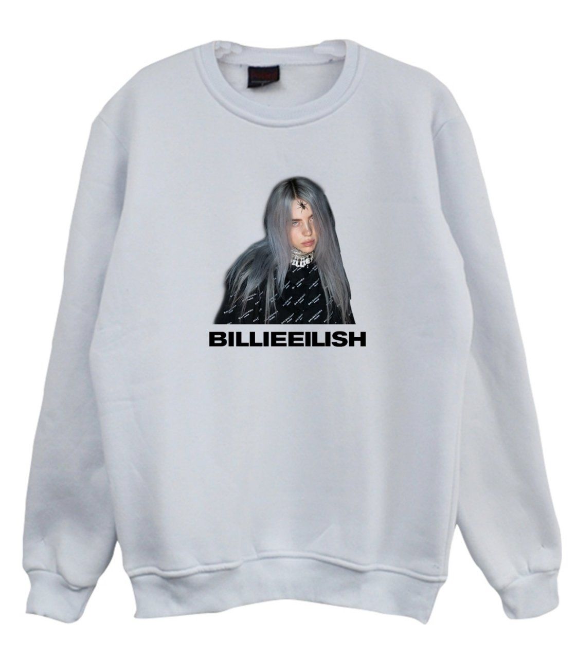 Billie Eilish Baskılı Sweatshirt
