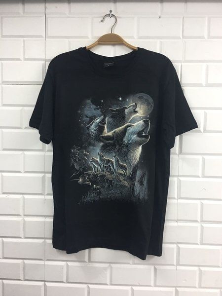 Kurt Baskılı T-shirt
