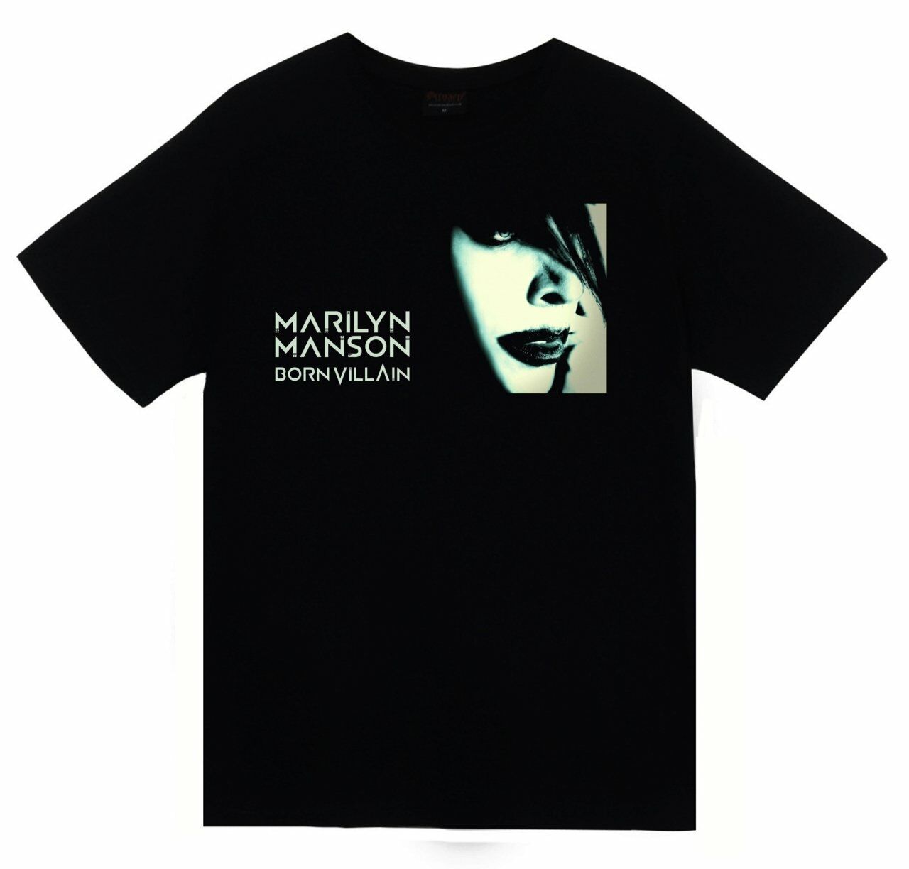 Marilyn Manson Baskılı T-shirt