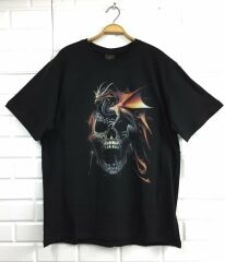 Kuru Kafa Baskılı T-shirt