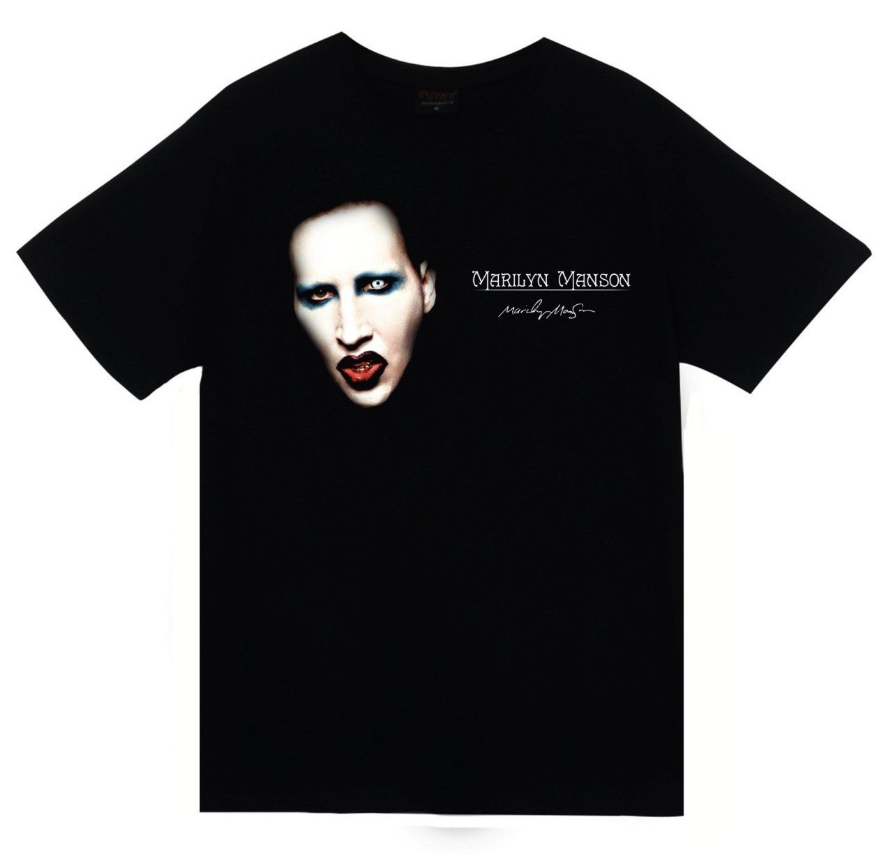 Marilyn Manson Baskılı T-shirt