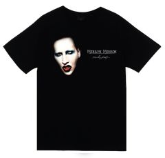 Marilyn Manson Baskılı T-shirt