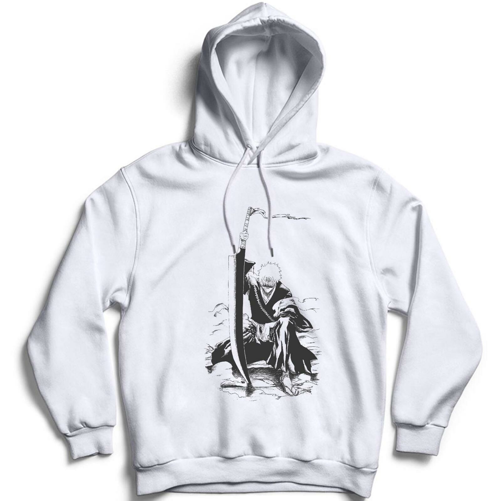 Bleach Baskılı Kapüşonlu Sweatshirt