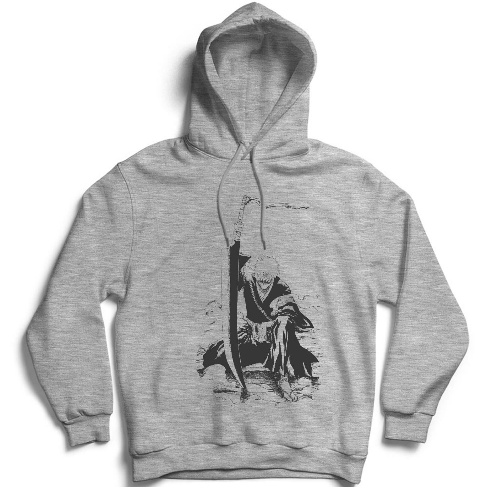 Bleach Baskılı Kapüşonlu Sweatshirt