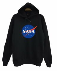 Nasa Baskılı Kapüşonlu Sweatshirt