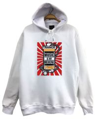 Trance Müzik Baskılı Sweatshirt