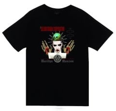 Marilyn Manson Baskılı T-shirt