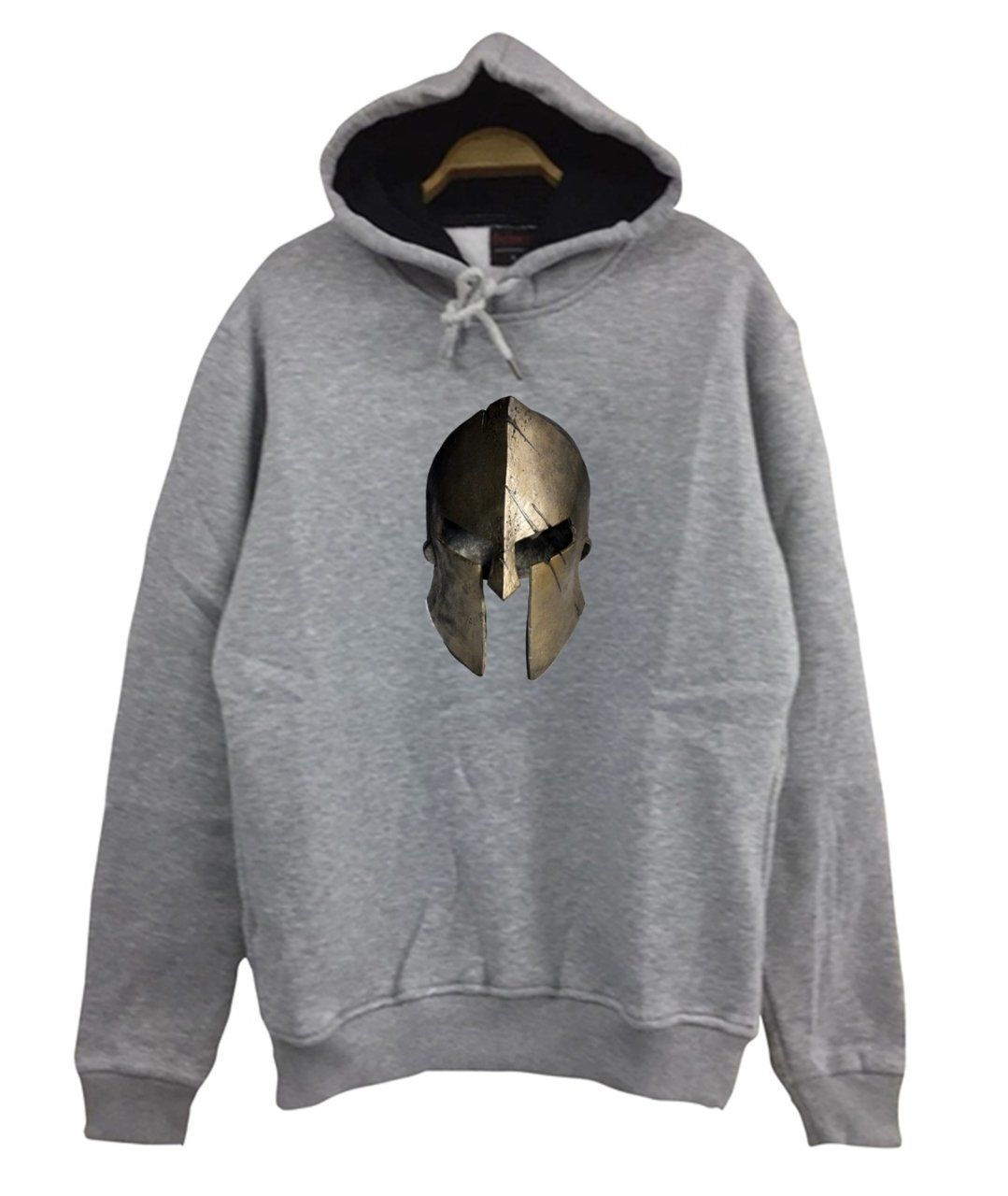 Spartalı Kaskı Mifer Baskılı Sweatshirt