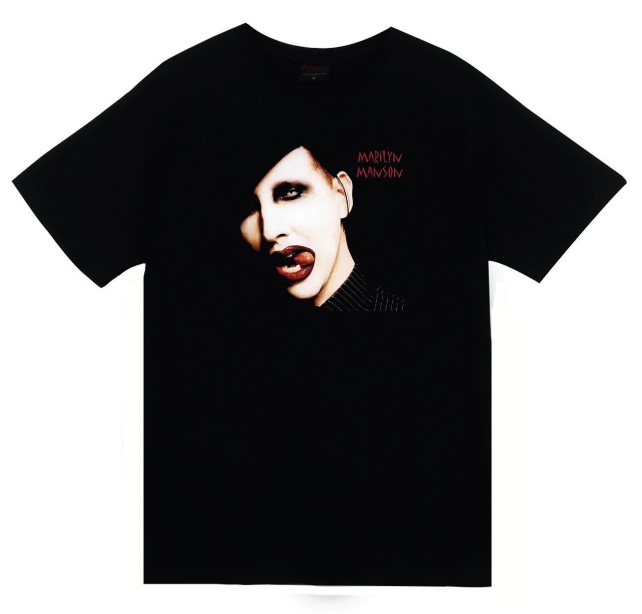 Marilyn Manson Baskılı T-shirt