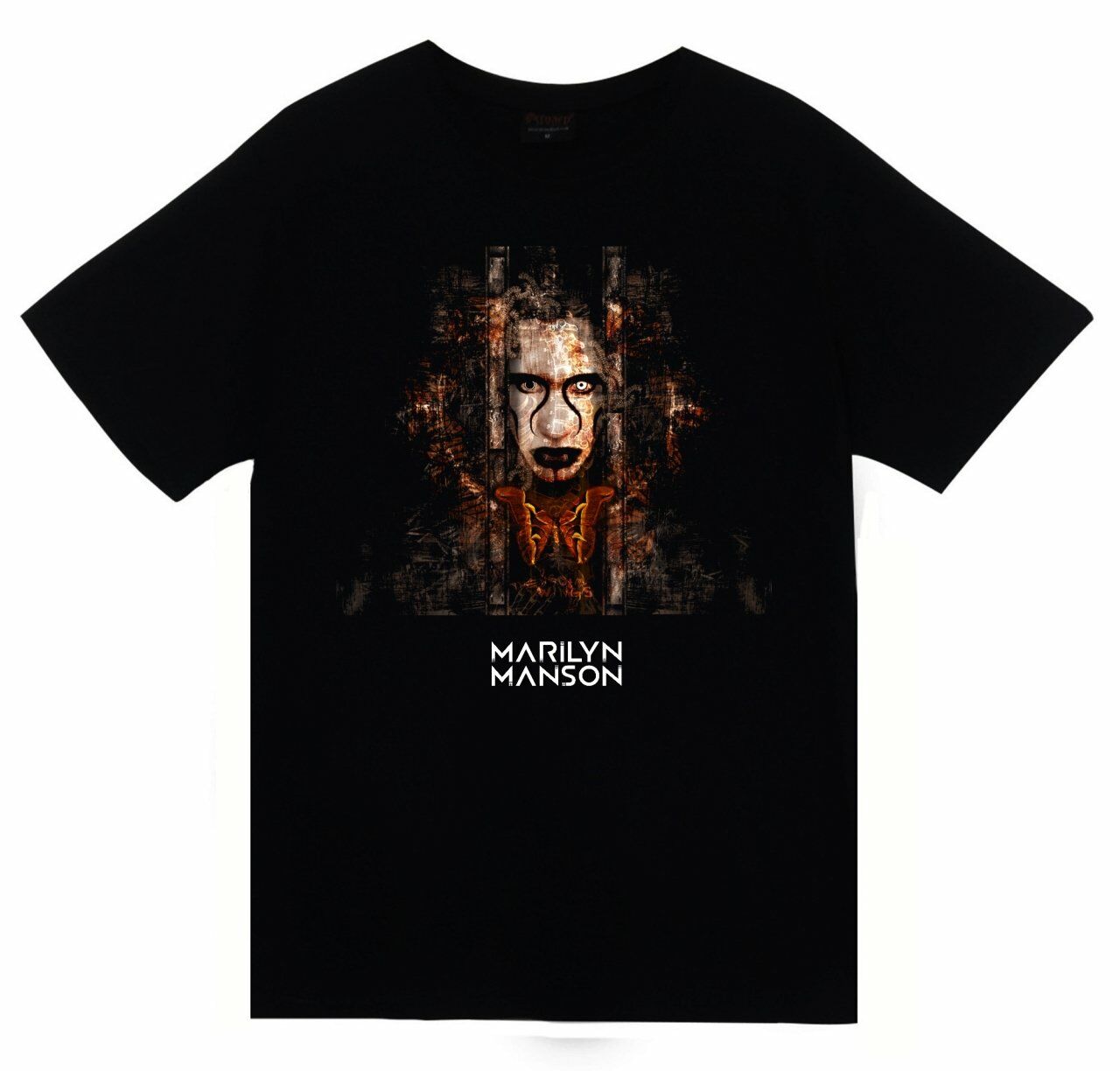 Marilyn Manson Baskılı T-shirt