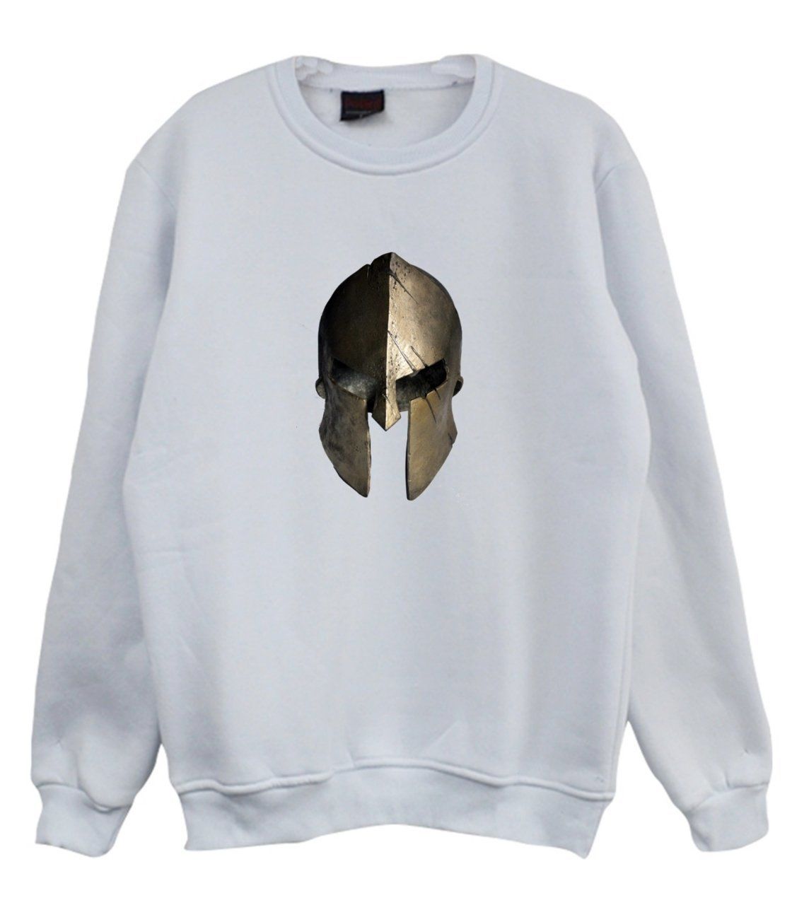 Spartalı Kaskı Mifer Baskılı Sweatshirt