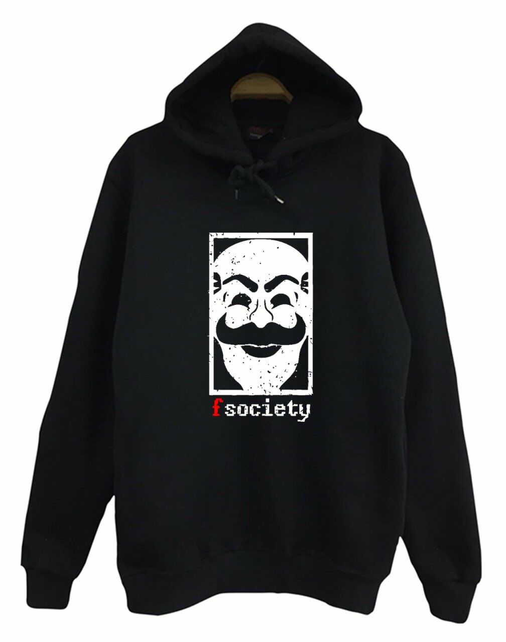 Mr Robot Bask l Kapu onlu Sweatshirt