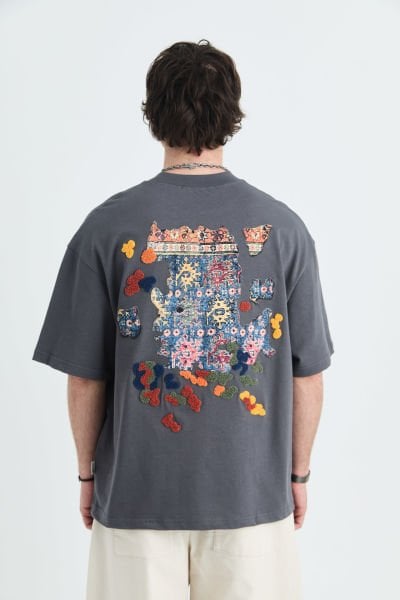 Auethentic Baskılı Unisex %100 Pamuk T-shirt
