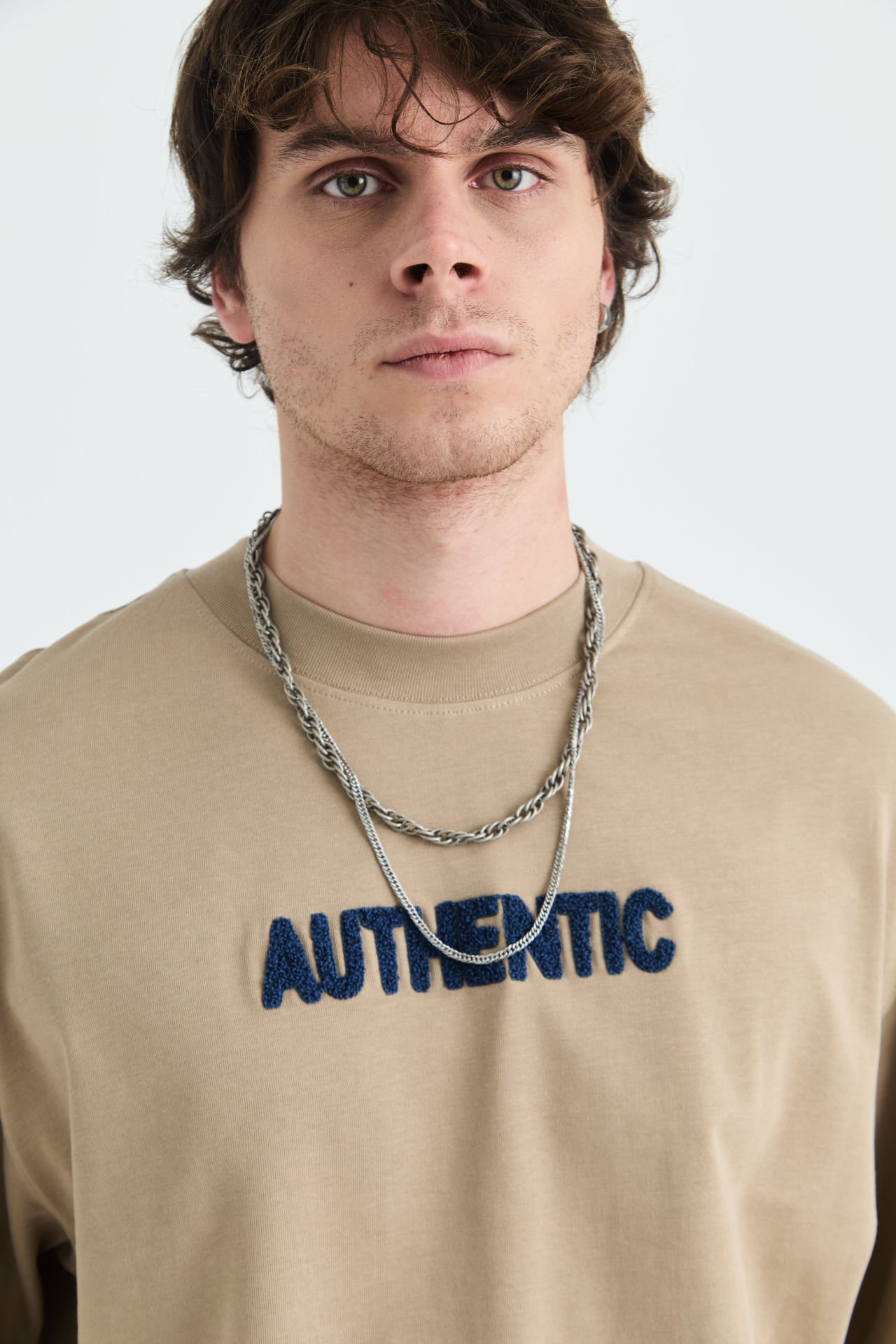 Auethentic Baskılı Unisex %100 Pamuk T-shirt