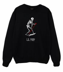 LIL PEEP Baskılı Sweatshirt