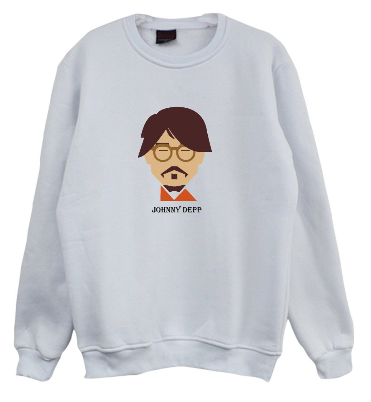 Johnny Depp Baskılı Sweatshirt