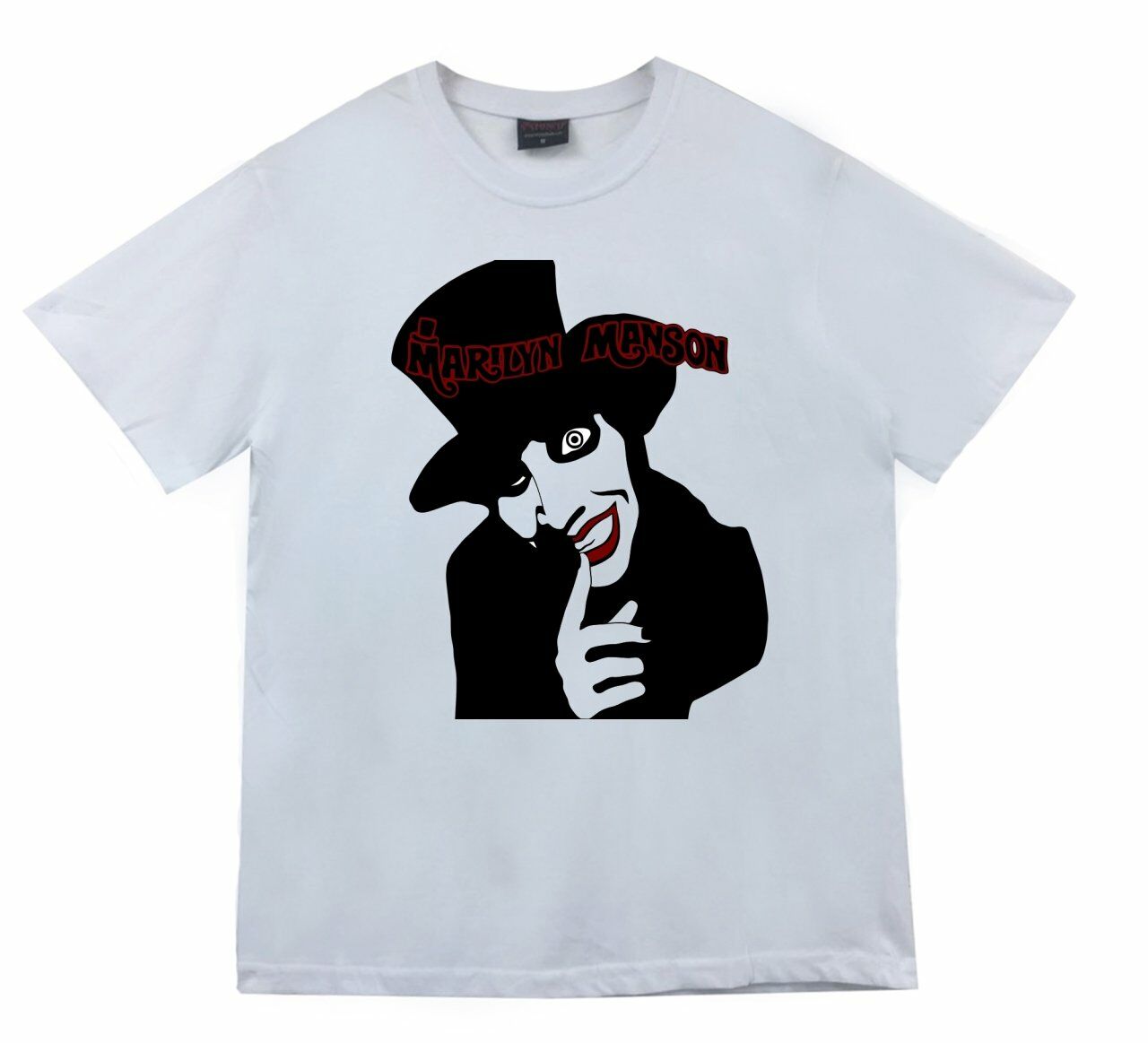 Marilyn Manson Baskılı T-shirt