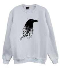 Karga Baskılı Sweatshirt