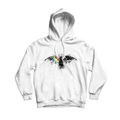 Pink Floyd Baskılı Kapşonlu Sweatshirt